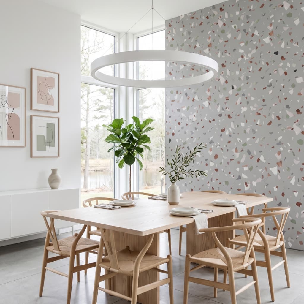 Papel de parede, Papel de Parede Adesivo Vinílico para Quarto Sala 5m Premium