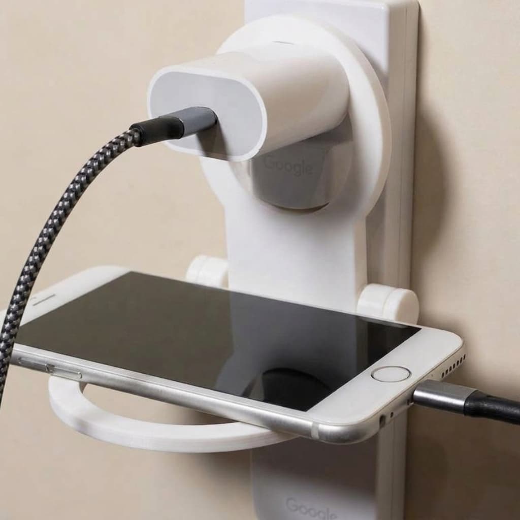 Suporte Celular Tomada Flexível /Compacto para qualquer Tomada/pode ser levado em qualquer lugar.