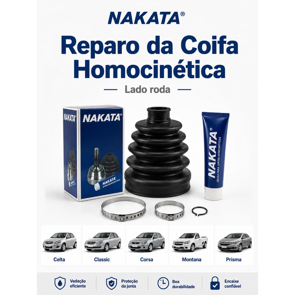 Coifa Homocinética Roda Nakata Celta Corsa Prisma