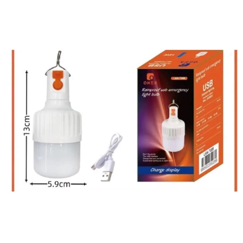 Lâmpada Led De Emergência Recarregavel Onex Lan 7068 15W