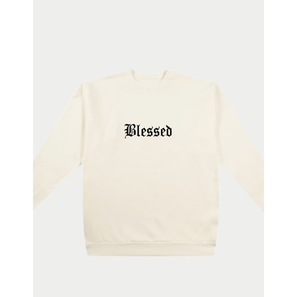 Moletom Careca Estampado Blessed
