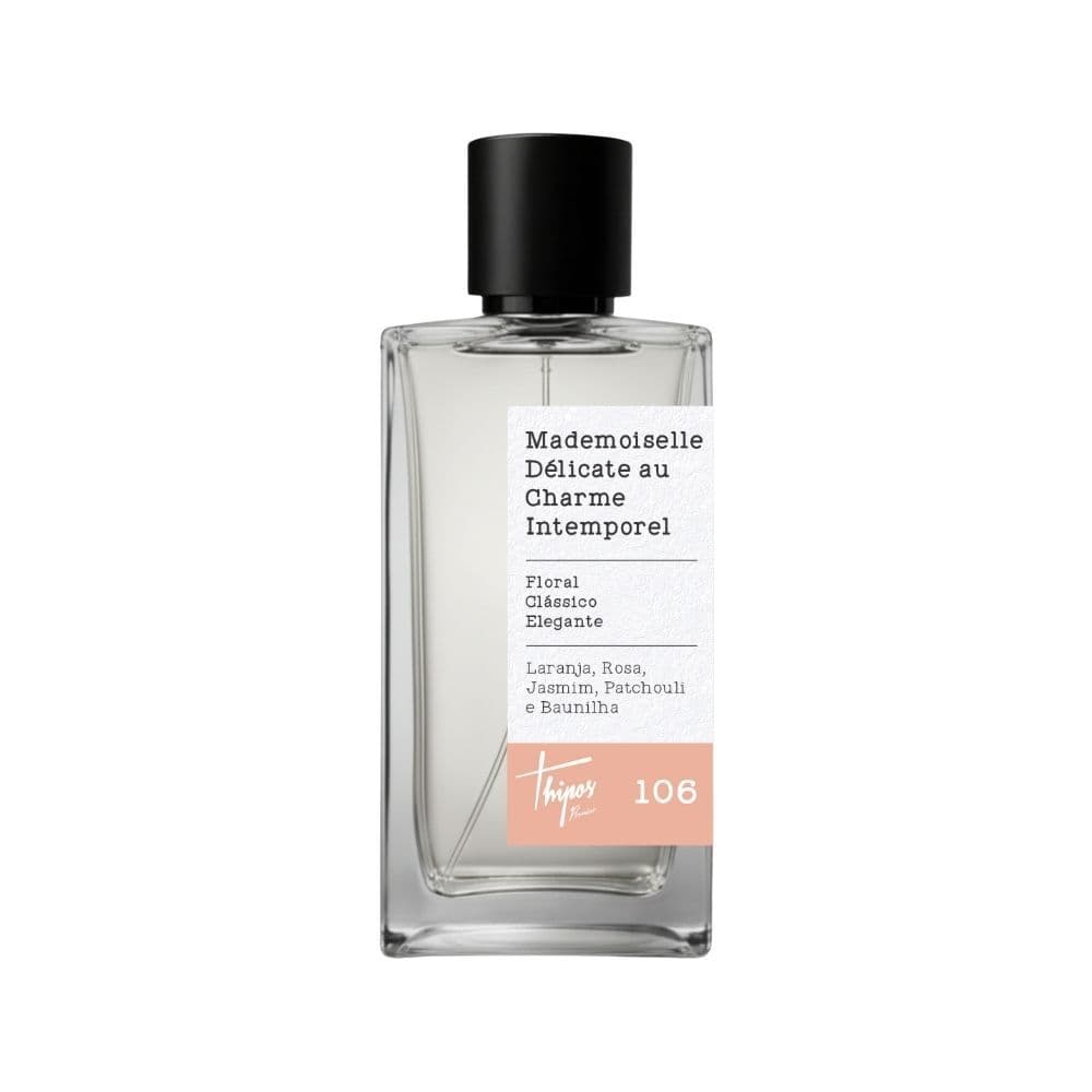Perfume Feminino Thipos 106 - Mademoiselle Délicate au Charme Intemporel - 100 ml