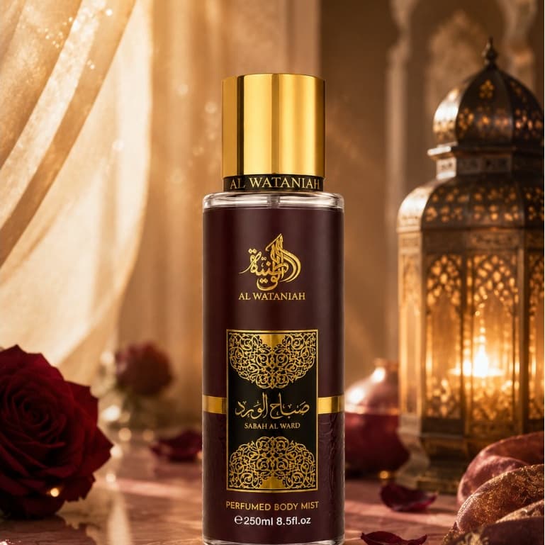 Body Splash Sabah Al Ward Árabe Fragrância Marcante E Luxuosa Aniversário