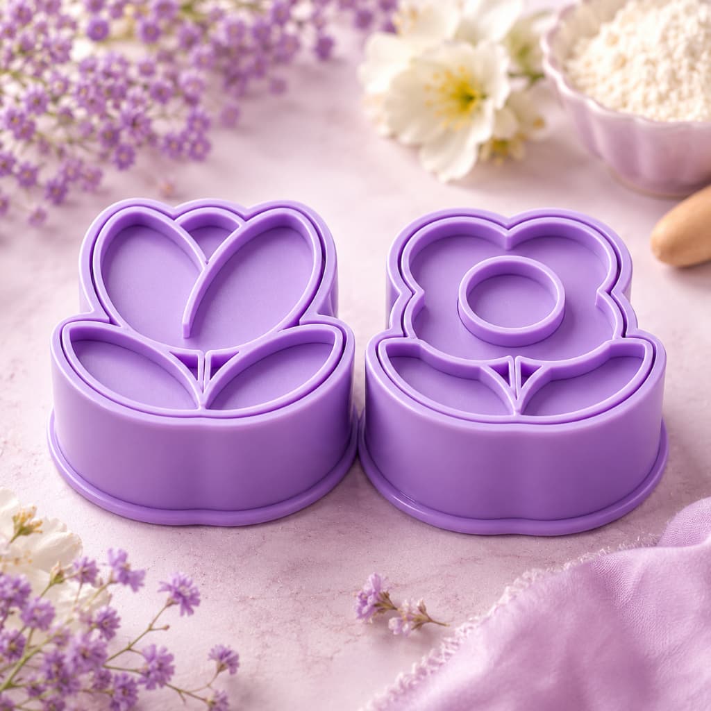 Kit Modelador Ejetor Flor Florzinha Para Brigadeiro Massas Confeitaria Biscuit