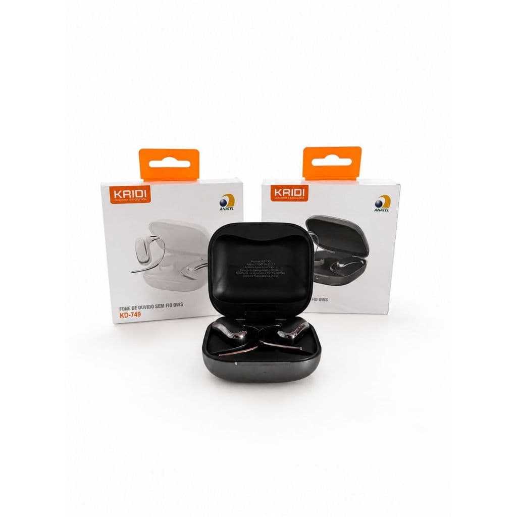 Fone de Ouvido Sem fio Bluetooth Condução de Ar OWS KAIDI KD-749