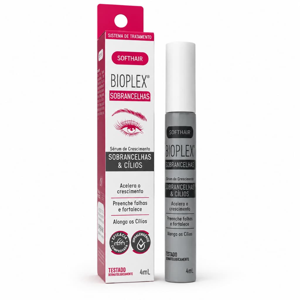 Sérum Crescimento Cílios E Sobrancelhas Hipoalergênico 4ml