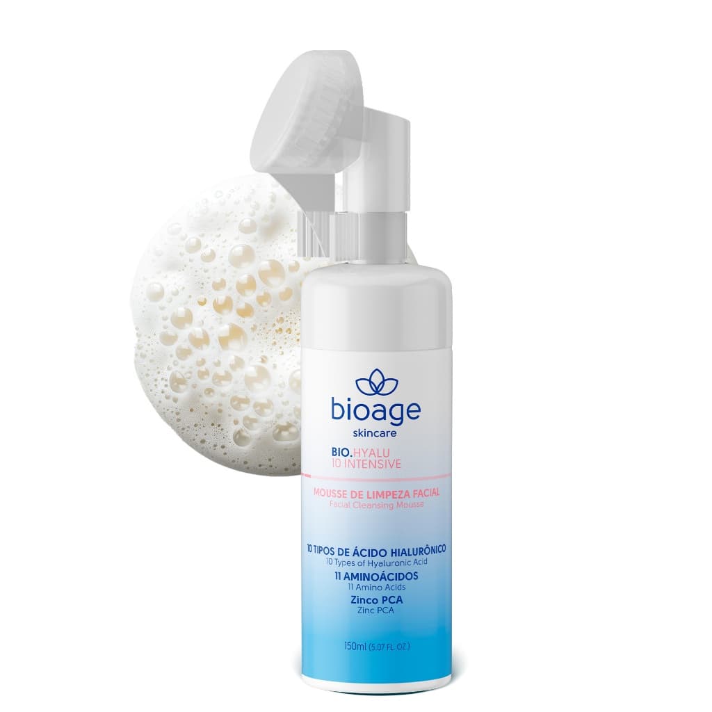 Bioage Bio.Hyalu 10 Mousse de Limpeza Facial 150ml