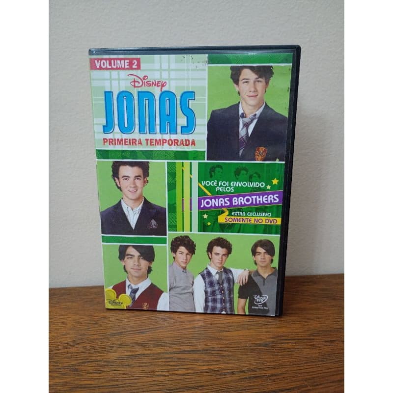 DVD CD primeira temporada volume 2 série Jonas Disney 2010 usado não testado