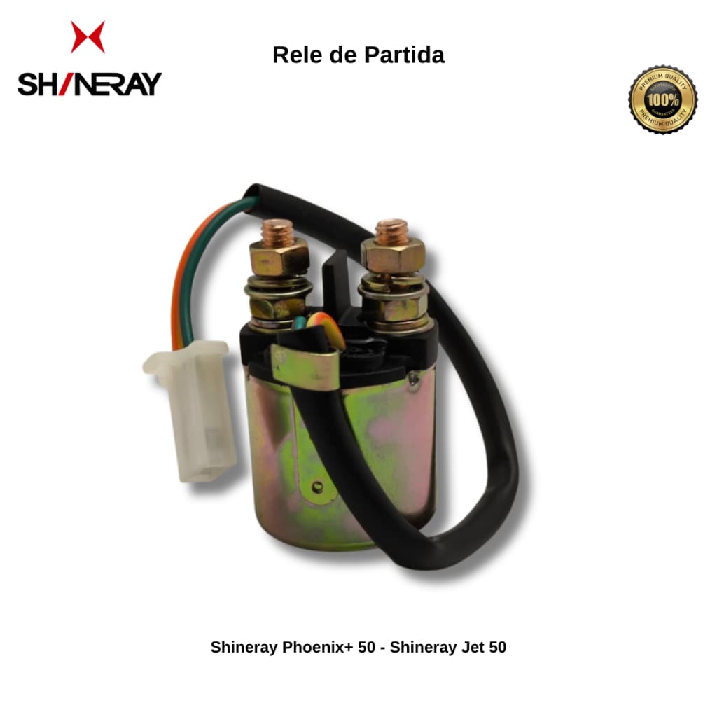 Relé Partida Elétrica Shineray Phoenix+ 50cc Jet 50cc