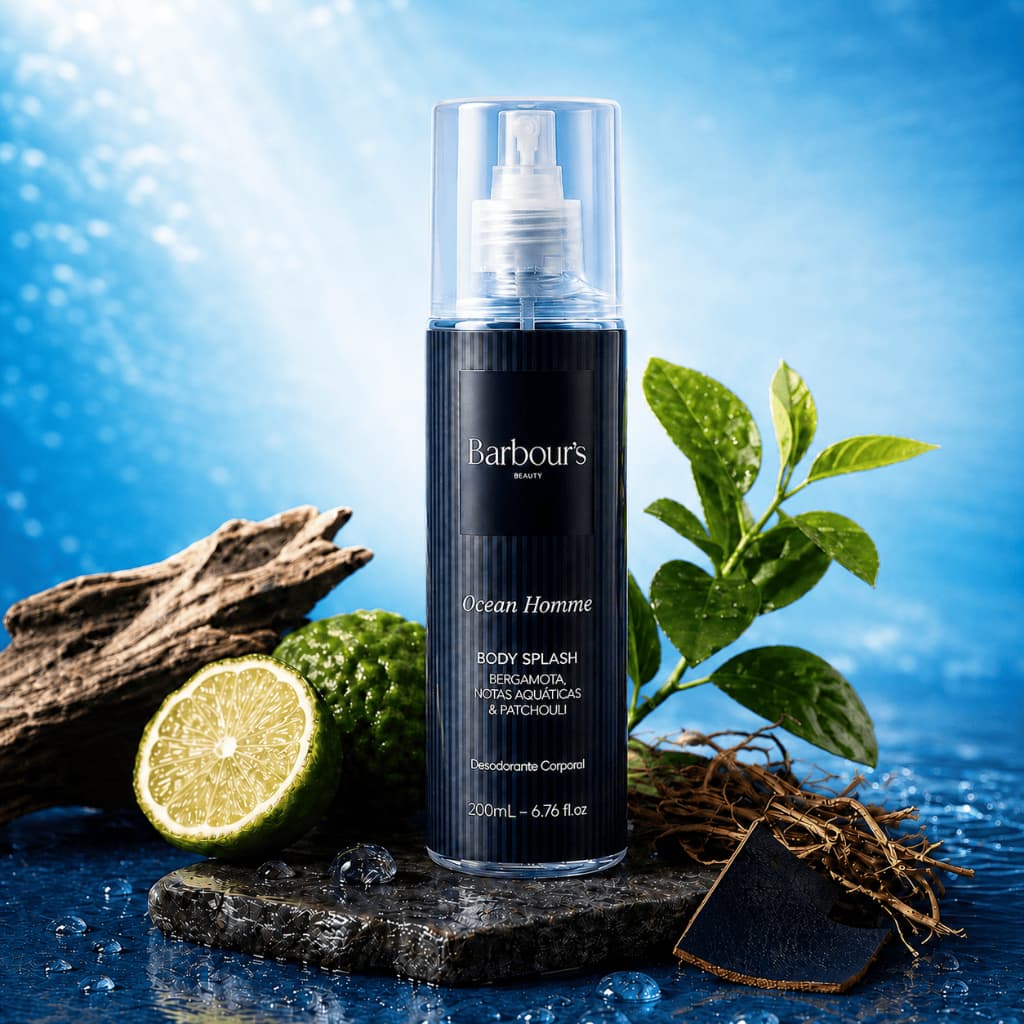 Body Splash Masculino Ocean Homme Barbour’s Beauty 200ml