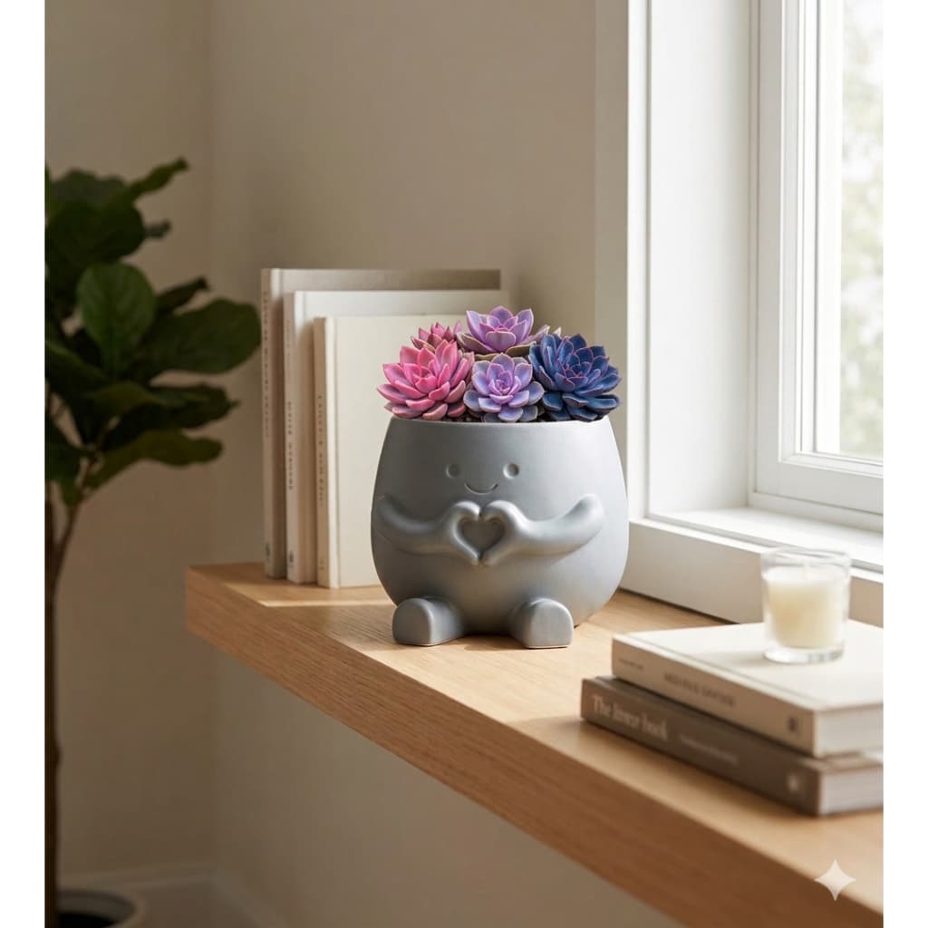 Vaso Decorativo Compacto – Beleza e Organização Para Mesa, Escritório e Sala