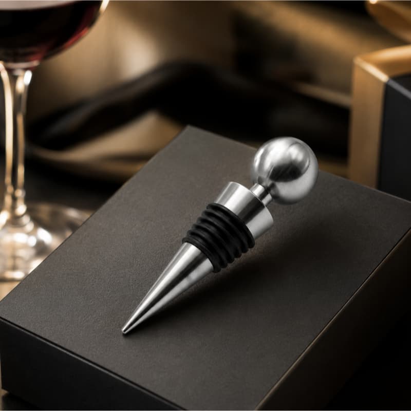Tampa Rolha Para Garrafa De Vinho Elegante Conserva Protege