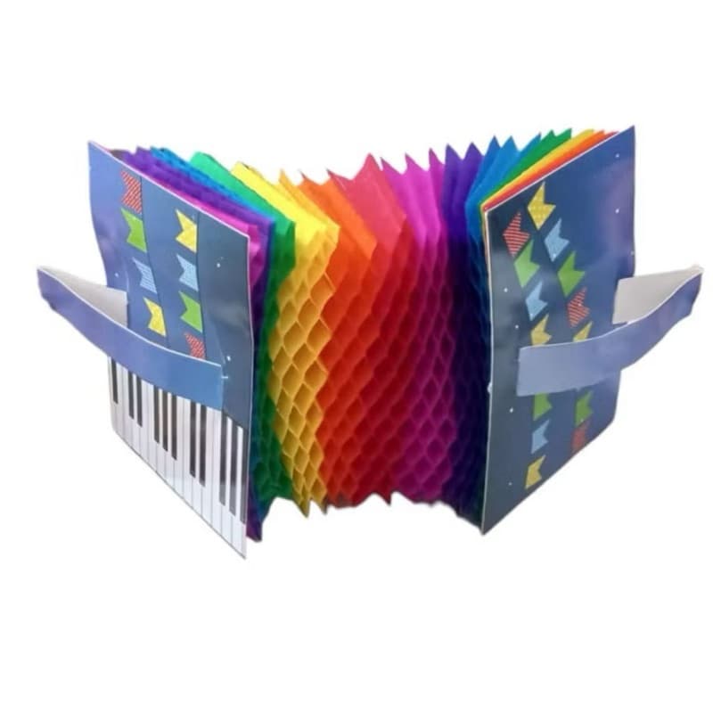 Enfeite Sanfona Junina De Papel | 14Cm | Unidade | Decoração Festa | São João, Caipira, Quadrilha