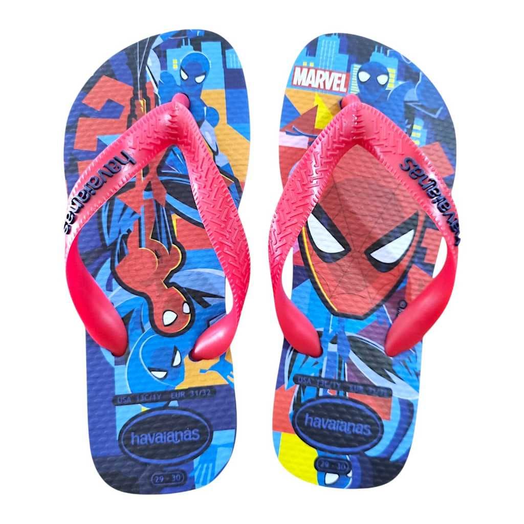 Havaianas Infantil Kids Personagens Max Marvel Fc; Original 874