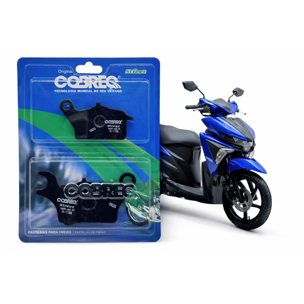 Pastilha de Freio Dianteiro Neo 125 Yamaha 2016 a 2026 Original Cobreq