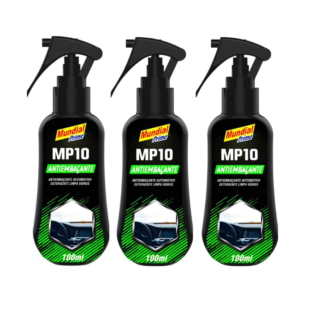 Kit 3 Antiembaçante Vidro Automotivo Espelho Parabrisa Top