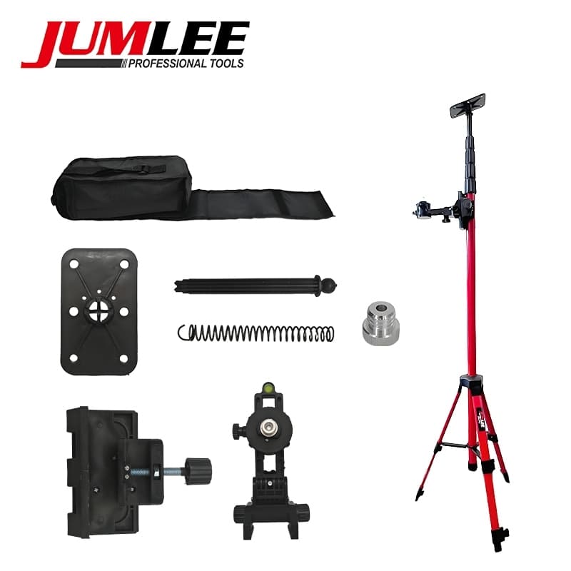 Tripé Extensível para Nível Laser 4m Altura Ajustável JUMLEE