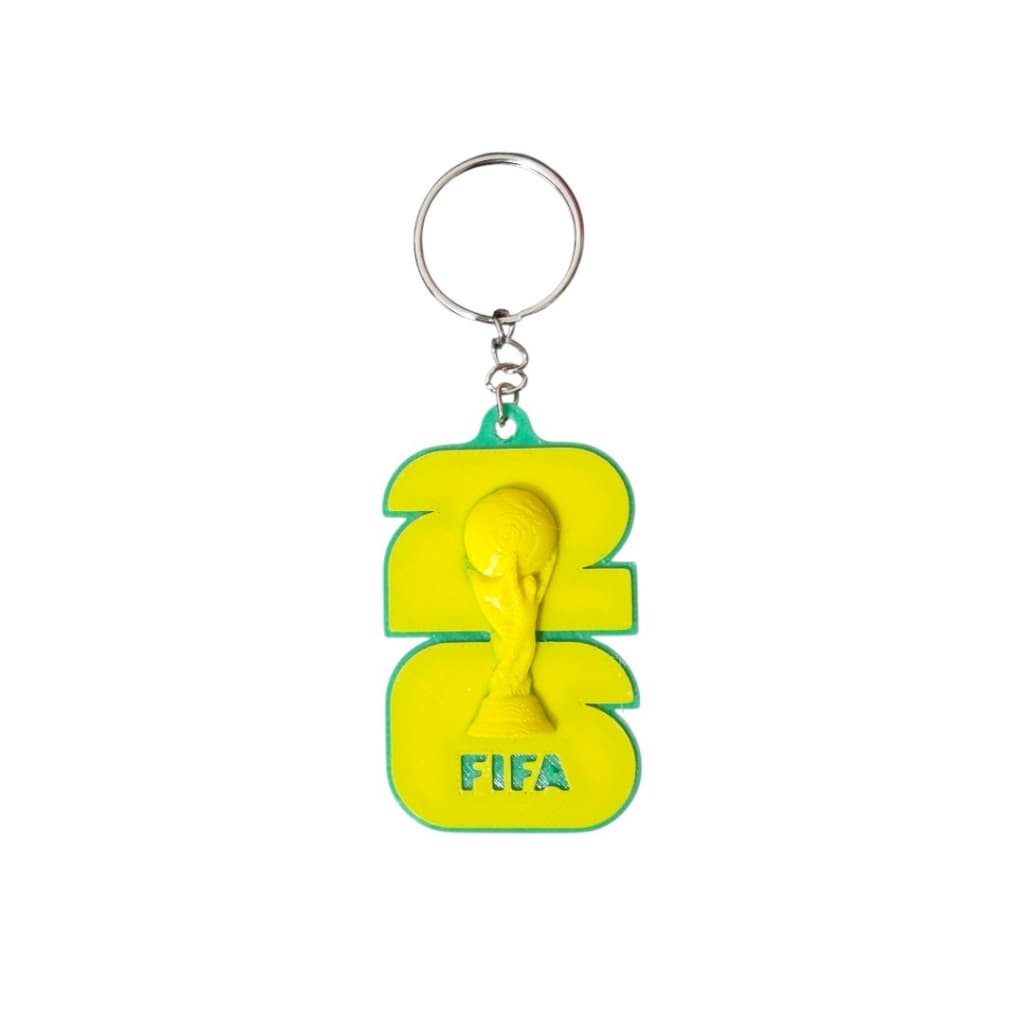 Chaveiro Brasil Campeão 3d Presente Seleção Brasileira Copa