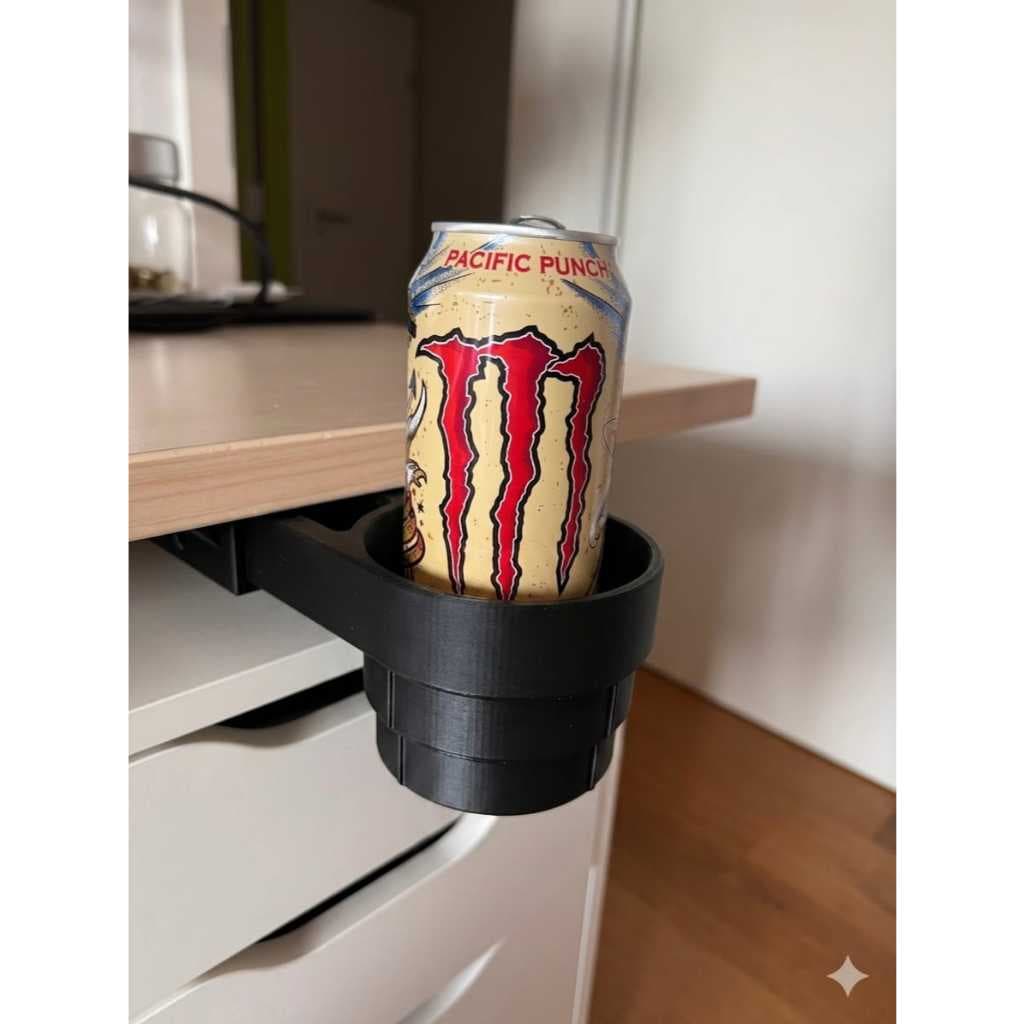 Suporte Escritório Mesa Gamer Retrátil Porta Copos Latas Garrafas