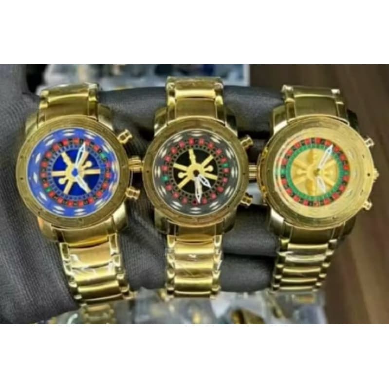 Relógio masculino speedeway banhado a ouro 18 k linha Premium AA
