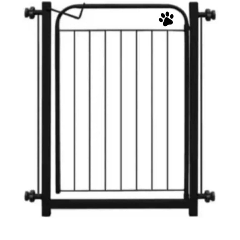 Portão Pet Grade Cachorro  ( 68cm A 153cm ) Portão Porta Proteção Segurança Crianças Alongador