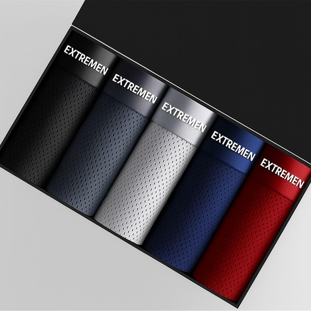 Kit 5 Cueca Boxer Box Dry Fit Premium