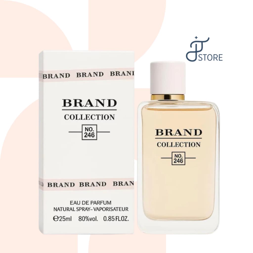 Perfume Importado Brand Collection (246) Floral Frutada Gourmet Doce e Leve Dia a Dia Feminino 25ml