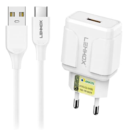 Kit Carregador para Samsung Galaxy A12 - Cabo USB C e Fonte
