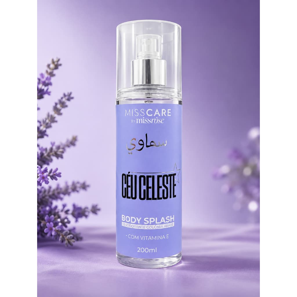Body Splash Céu Celeste 200ml - Lançamento Árabe Premium 2026 l Miss Rôse