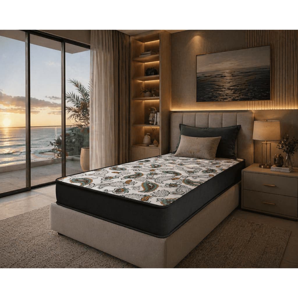 Colchão Solteiro Espuma de Alta Densidade D28 Medida 88x188x14cm Super Oferta Linha Premium Dormir Bem Saúde.
