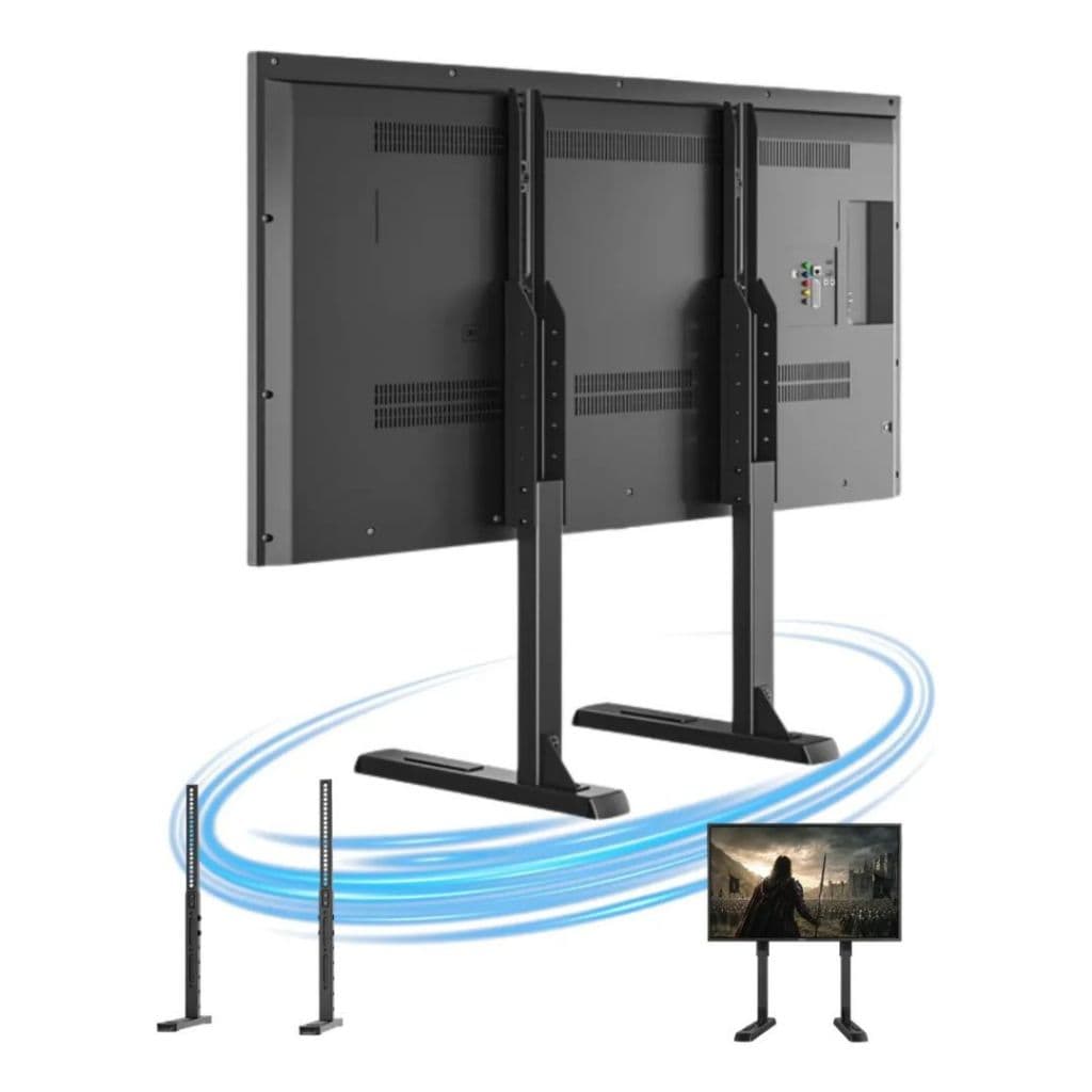 Suporte Pedestal Tv 32 A 80 Universal Base Reforçada 60kg.Ele