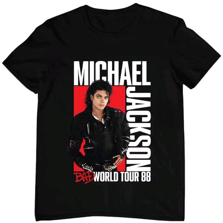 CAMISA UNISEX ADULTO E INFANTIL 100% ALGODAO MICHAEL JACKSON TODOS OS TAMANHOS