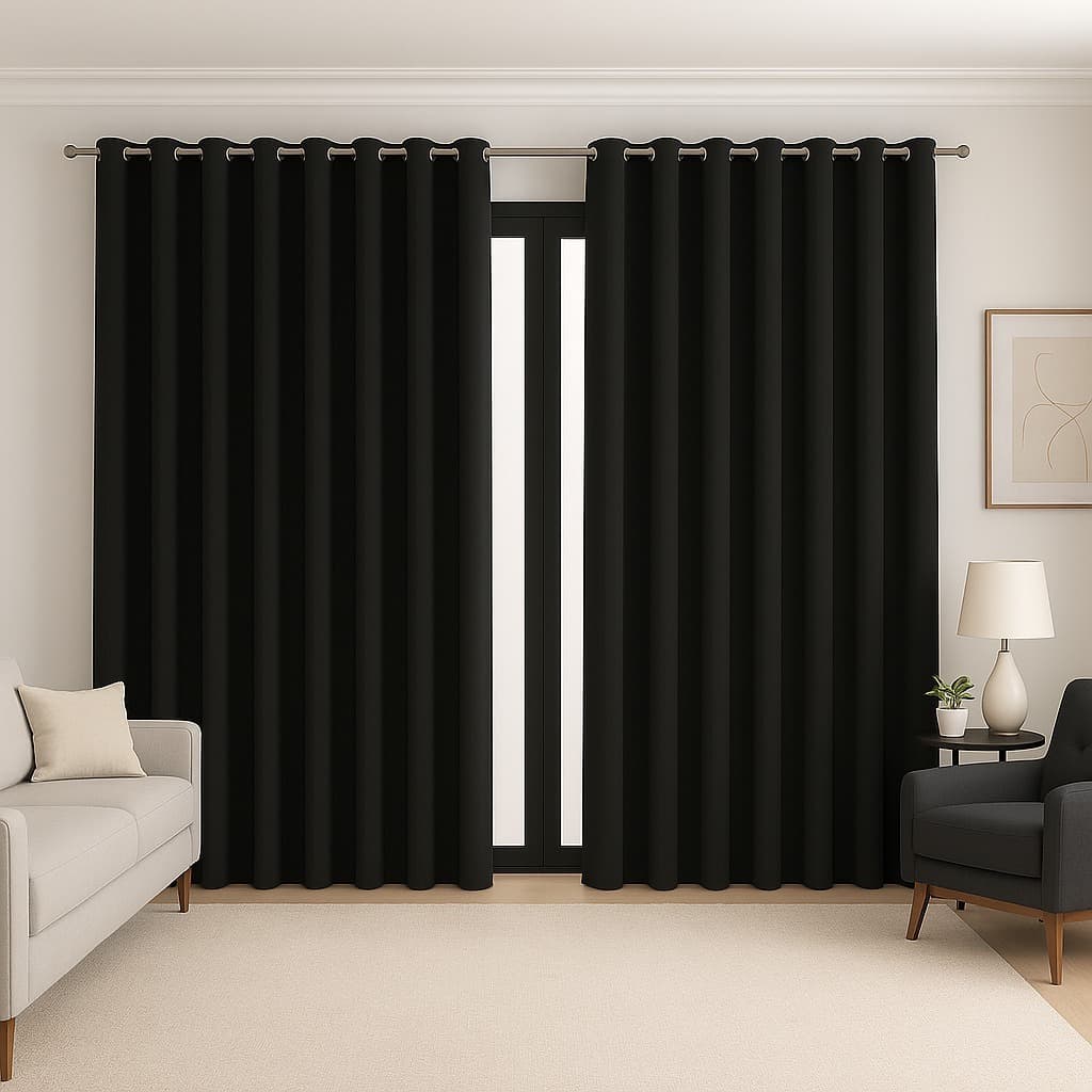 Cortina Blackout Corta Luz em Tecido Para Sala Quarto Cozinha Escritório Blecaute Diversos Tamanhos