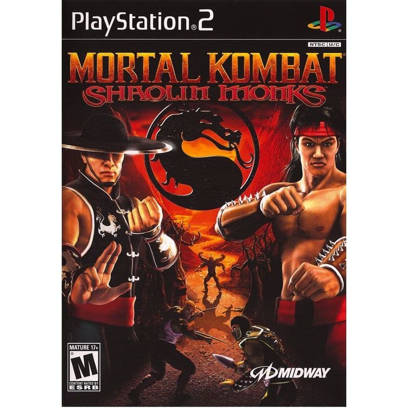 🐉 Mortal Kombat Shaolin Monks PS2 DVD Jogo de Luta e Ação PlayStation 2 Desbloqueado
