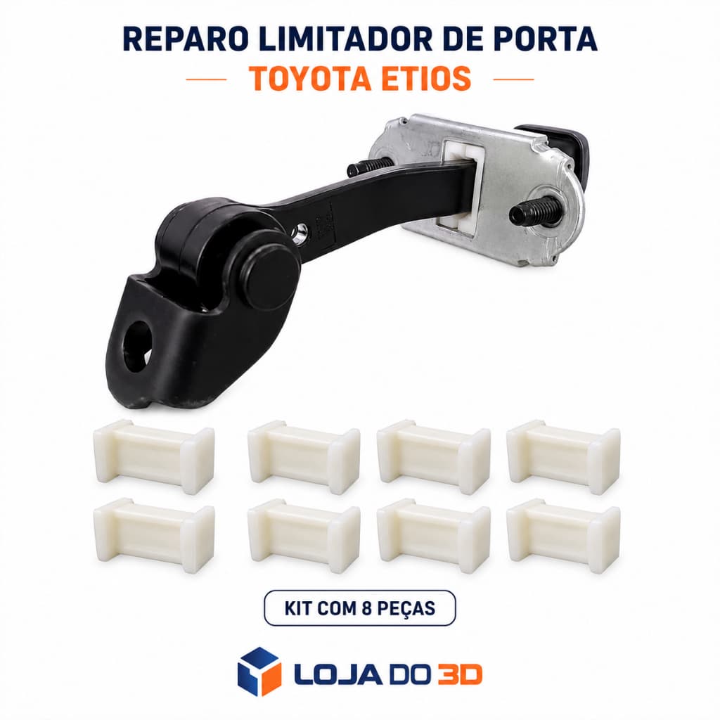 Kit De Reparo Limitador De Porta Toyota Etios 13-20