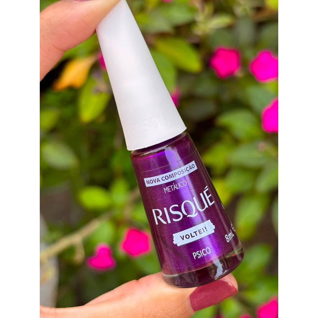 Esmalte risque metálico roxo PSICO 8ml