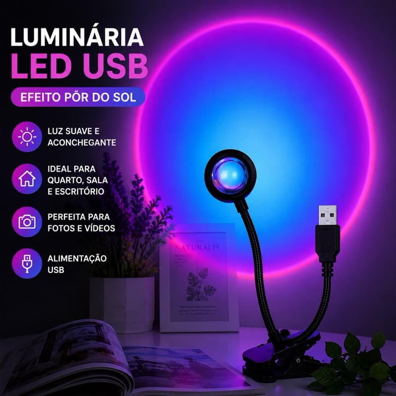 Pojetor LED USB