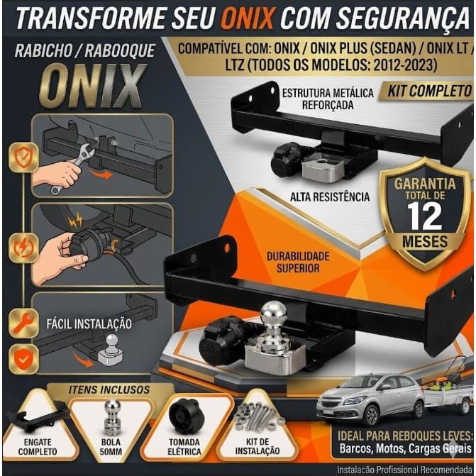 Onix  2014 Engate/Reboque/Rabicho