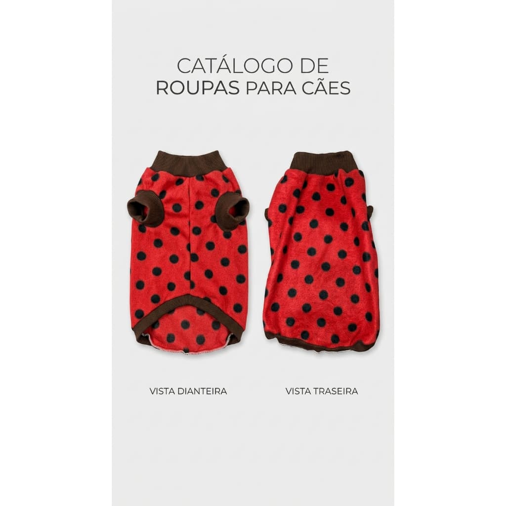 Roupa Pet Inverno Para Cachorro Pequeno Medio e Grande Roupinha Soft de Frio Tamanho 09