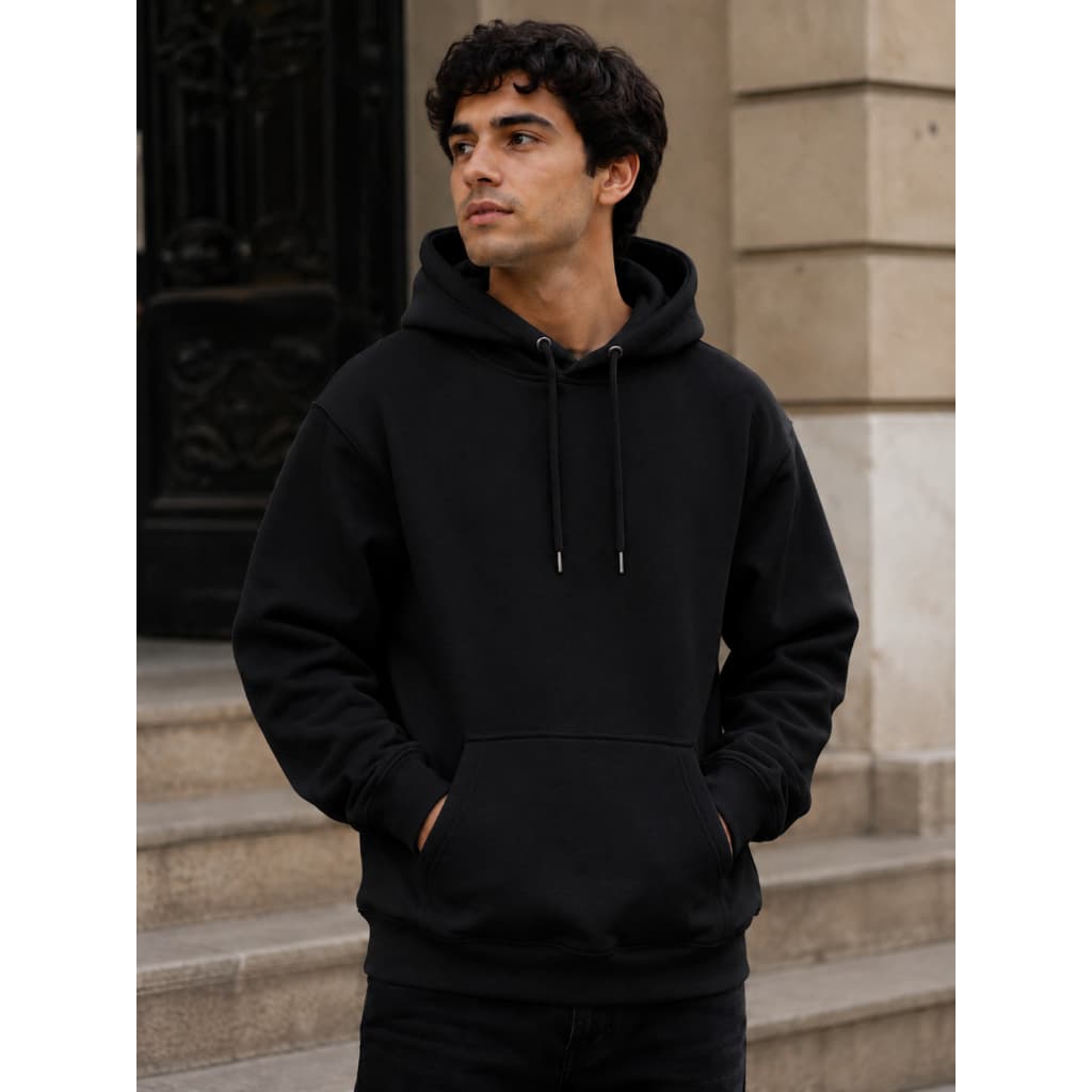 Moletom Canguru Liso Feminino Com Capuz e Bolso Premium