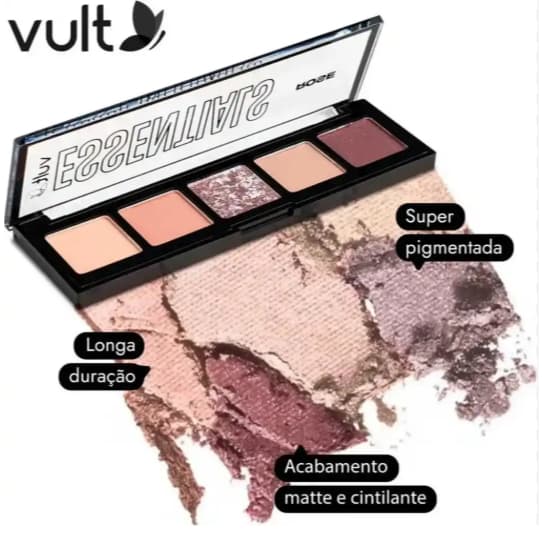 Paleta Paleta de Sombras Essentials Rose -  Vult