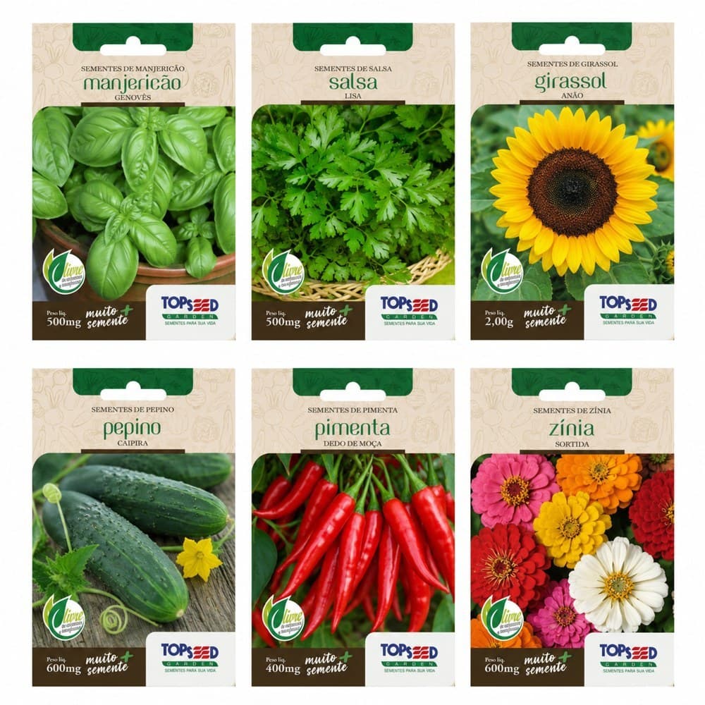 Kit 20 Sementes  Original 🌱 Você Escolhe as Variedades!