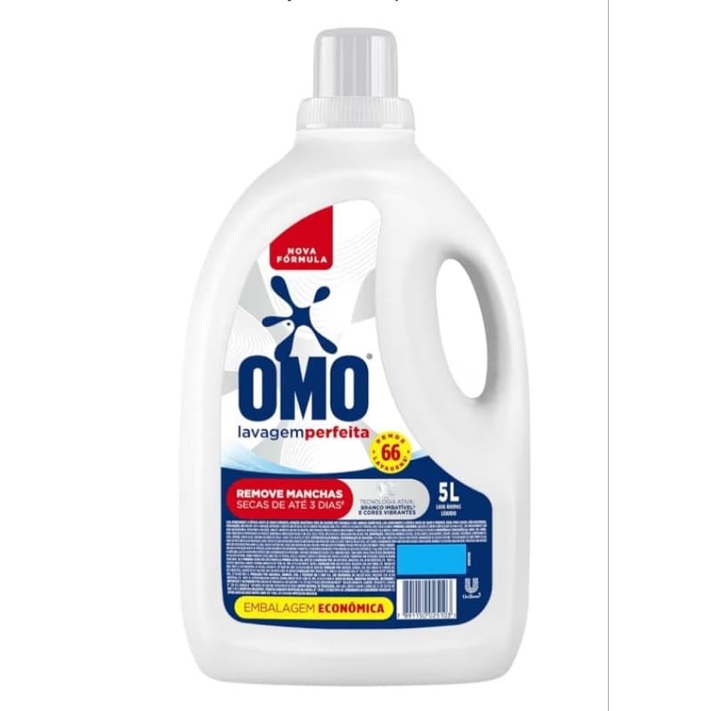 sabão líquido omo lavagem perfeita 5l