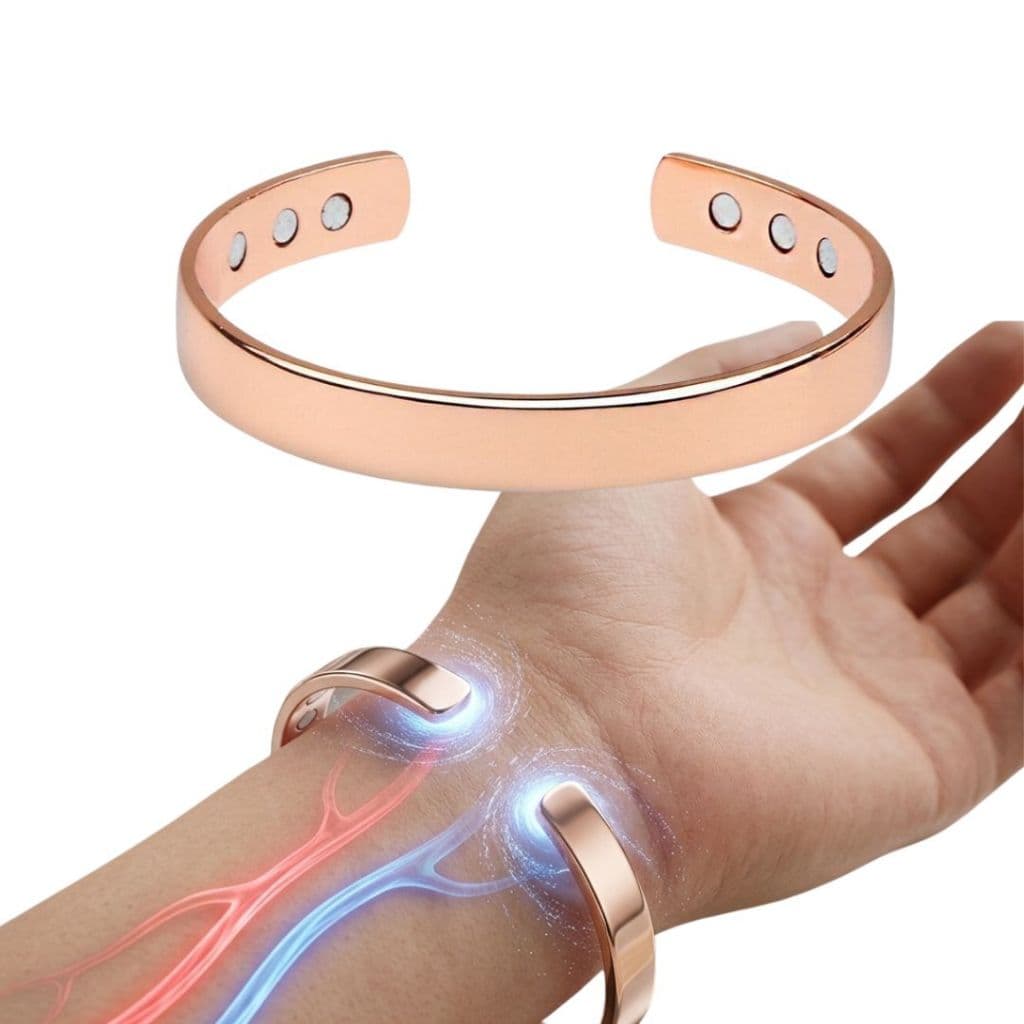Pulseira Magnética Premium Ajustável Bem-Estar
