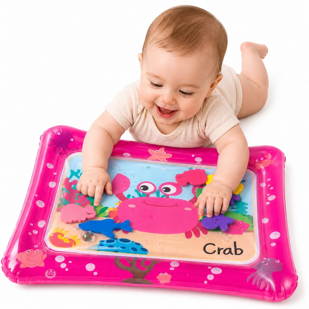 TAPETE DE AGUA INFLAVEL ATIVIDADES ALMOFADA INFANTIL BEBE