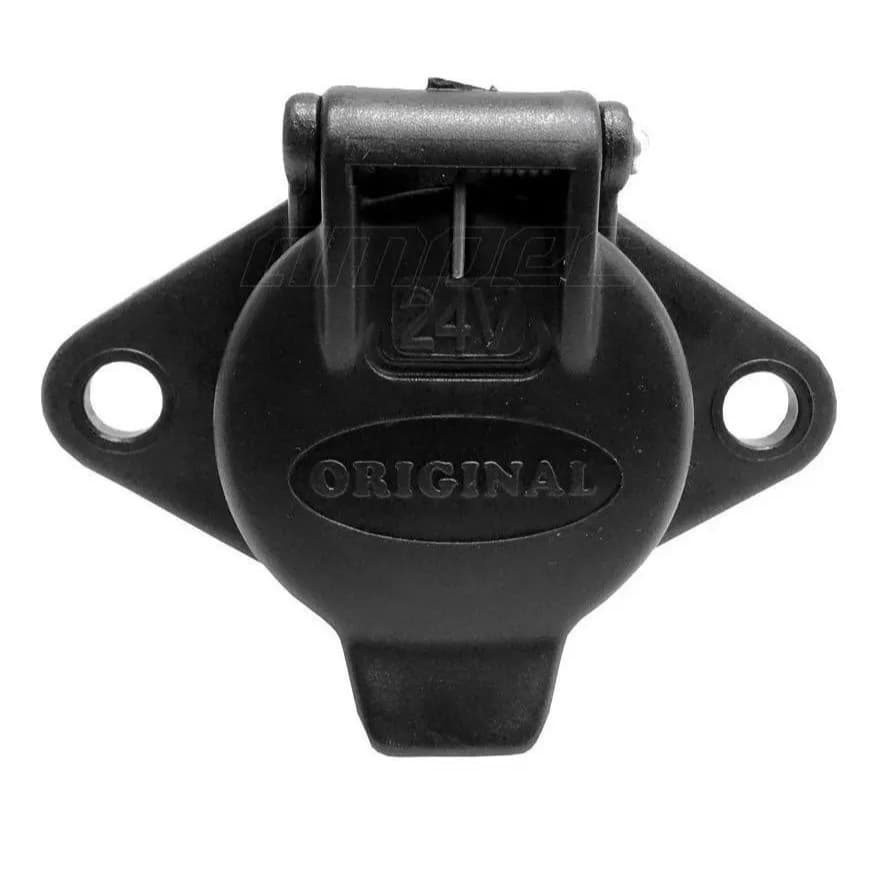 Tomada Eletrica Caminhao Carreta Femea 7 Polos Original 24V.