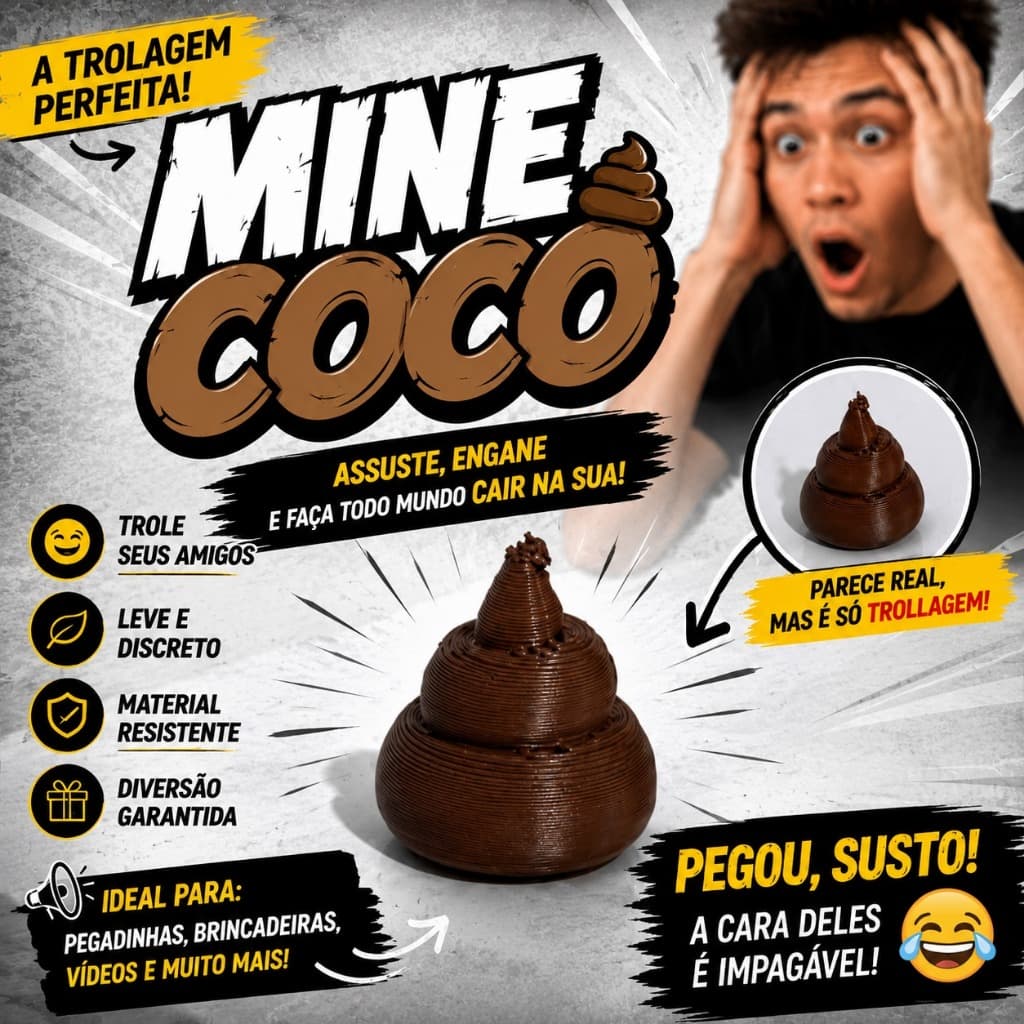 COCOZINHOS TROLAGEM - 20 / 50 / 100 UNI