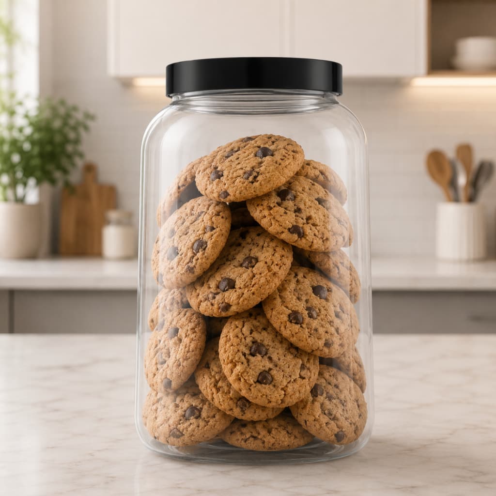 Pote Para Mantimentos Com Tampa de Rosca 3,6 Litros Grande