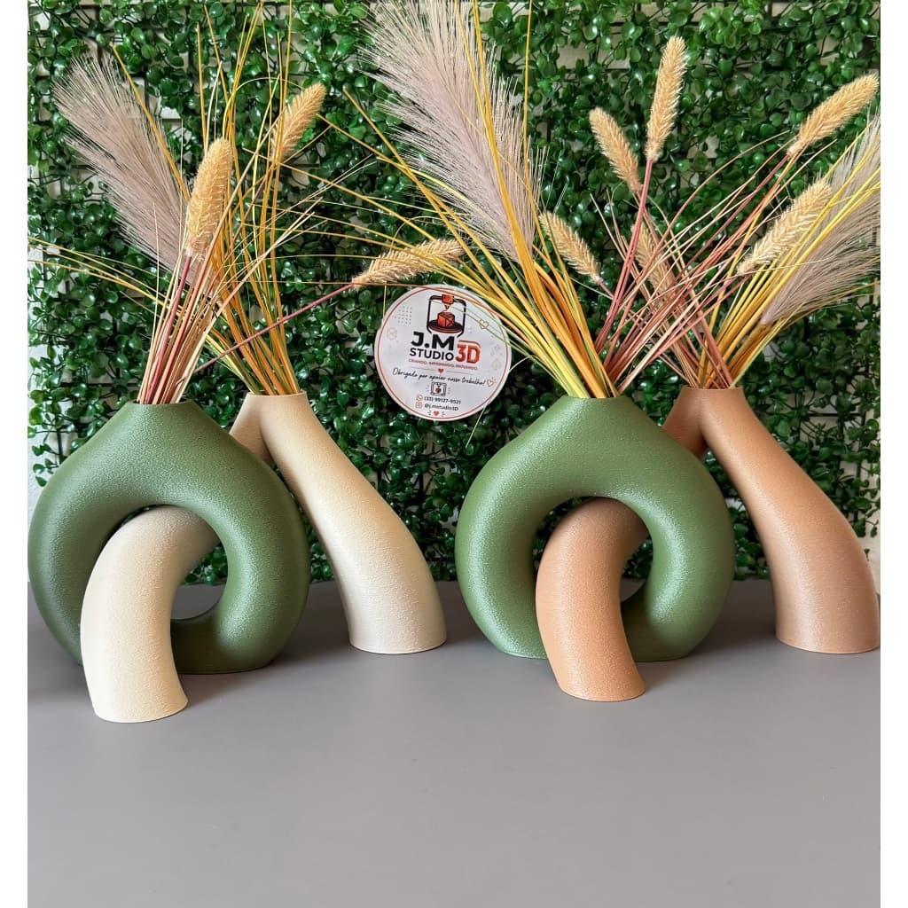 Conjunto de Vaso Texturizado