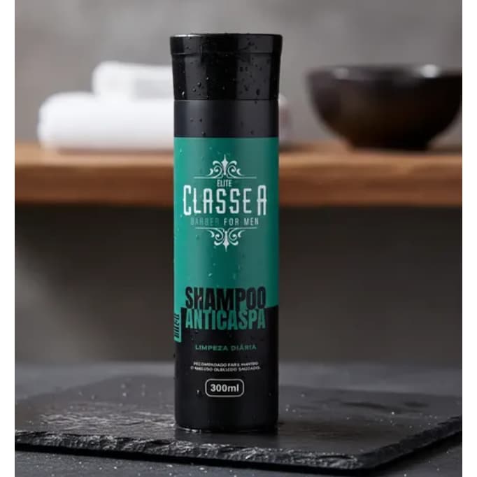 Shampoo Anticaspa Classe A 300ml Profissional Controle da Caspa Limpeza Profunda
